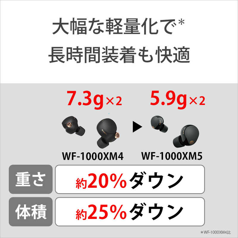 ソニー　SONY ソニー　SONY 完全ワイヤレスイヤホン スモーキーピンク ワイヤレス(左右分離) Bluetooth ノイズキャンセリング対応  WF-1000XM5 PC WF-1000XM5 PC