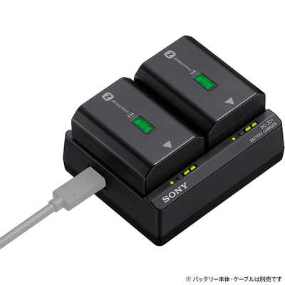 SONYバッテリーチャージャー新品未使用 ソニー SONY バッテリーチャージャー ブラック BC-ZD1 の通販
