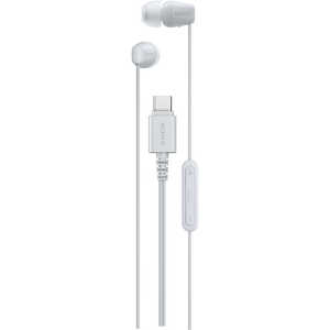 ソニー SONY USBタイプCイヤホン ホワイト IER-EX15C WZ ソニー SONY USBタイプCイヤホン ホワイト IER-EX15C WZ