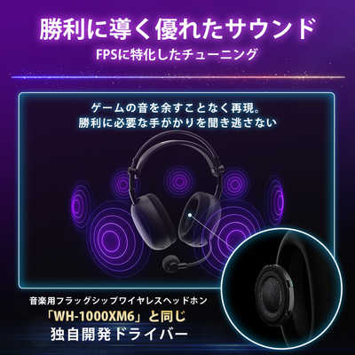 ソニー SONY ワイヤレスノイズキャンセリングゲーミングヘッド