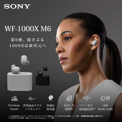 SONY WF-1000XM6 シルバー　新品未使用 ソニー SONY 完全ワイヤレスイヤホン WF-1000XM6 プラチナシルバー