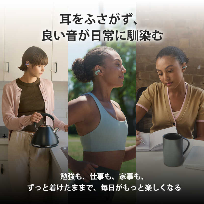 ソニー　SONY ソニー　SONY 完全ワイヤレスイヤホン LinkBuds Clip ［ イヤーカフ型 ( オープンイヤー型 ) ］ ブラック WF-LC900 BZ WF-LC900 BZ