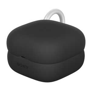 ソニー　SONY LinkBuds Clip（ リンクバッズ クリップ ）用ケースカバー ブラック HAC-LC900CABC