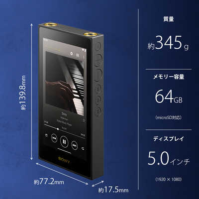 ソニー SONY WALKMAN(ウォークマン) 2026年モデル ［ハイレゾ対応