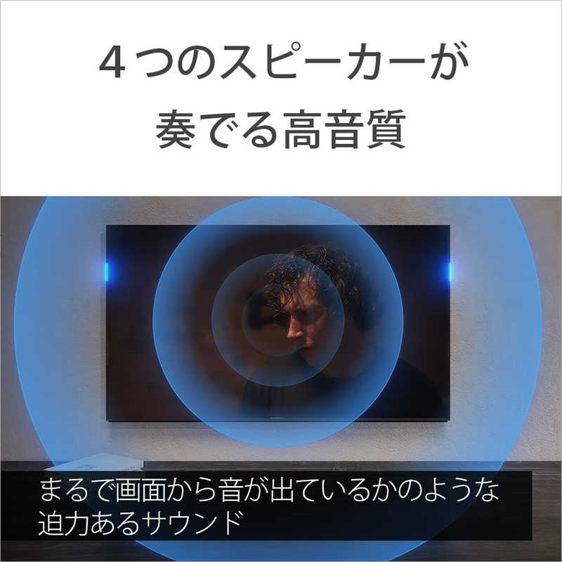 ソニー　SONY ソニー　SONY Mini LED液晶テレビ BRAVIA 5 ブラビア5 XR53 55V型 4K対応 4Kチューナー内蔵 YouTube対応 Bluetooth対応 K-55XR53 K-55XR53