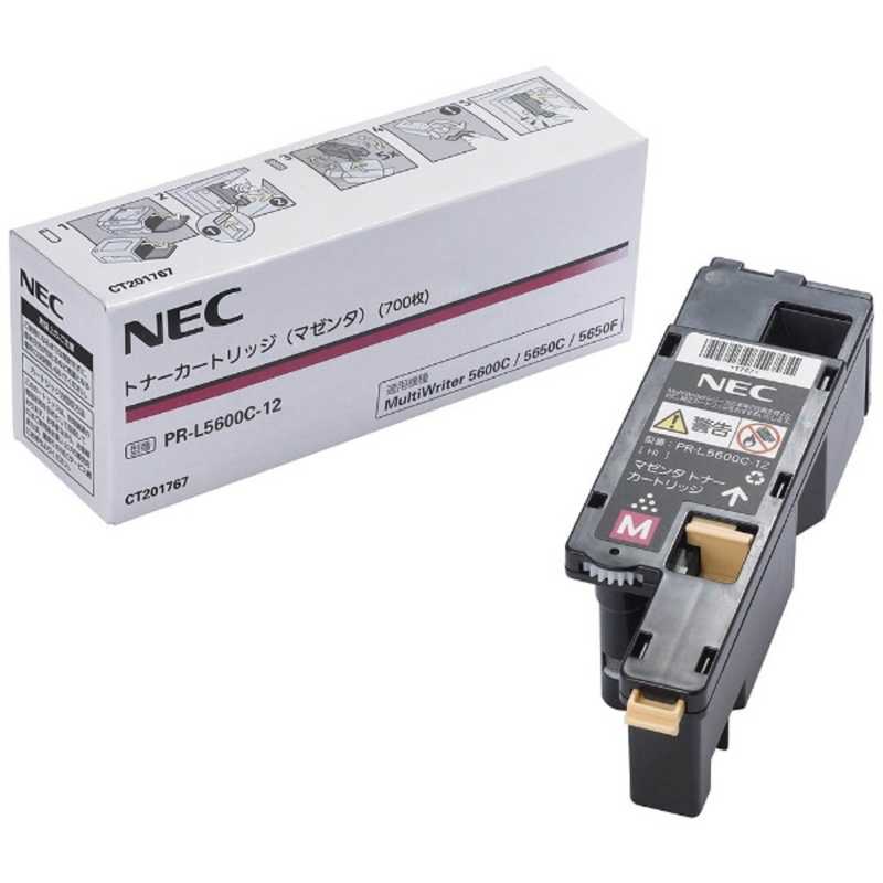 NEC NEC トナーカートリッジ(マゼンタ) PR-L5600C-12 PR-L5600C-12