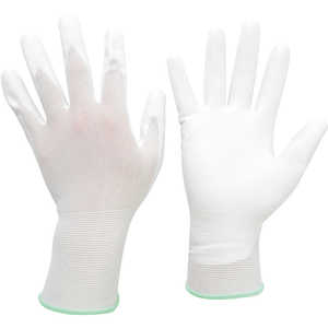 ミドリ安全 薄手 品質管理用手袋(手のひらコート) 10双入 M NPU-150-M