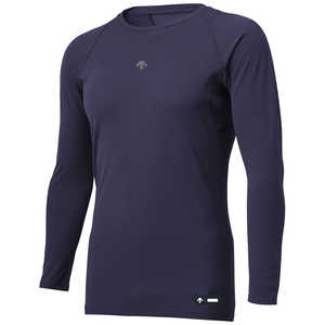 デサント DESCENTE 丸首長袖アンダーシャツ ネイビー M DB5SUD20M 【返品交換不可】 DB5SUD20M_25SS