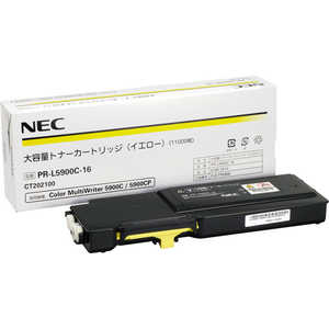 NEC 純正トナー 大容量トナーカートリッジ イエロー 特注対応品 PRL5900C16