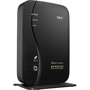 NEC 無線LANルーター(Wi-Fiルーター) ac/n/a/g/b 目安：～2DK/1階建 PAWG300HP