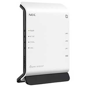 NEC 無線LANルーター(Wi-Fiルーター) ac/n/a/g/b 目安：～3LDK/2階建 PA-WF800HP
