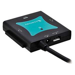 センチュリー 変換アダプター(HDD接続キット)「SATA/IDE ⇒ USB」裸族の頭「バルク品」 ブラック CRAISU3S6G