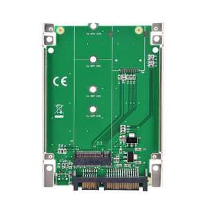 センチュリー M.2(NGFF)SSD→7mm厚2.5インチSATA 変換アダプター CRIN25M2(ブラ
