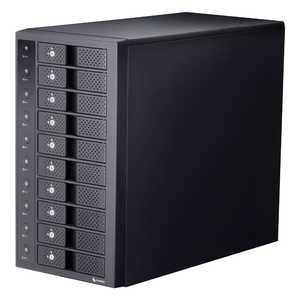 センチュリー 裸族のスカイタワー 10bay USB3.2 Gen2 IS ブラック CRST1035U32CIS