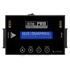 センチュリー 〔データコピー & イレースマシン〕2.5インチ & 3.5インチSATA HDD/SSD+IDE HDD 「これdo台 Ultra Hi-Speed PRO V2」 ブラック KD2535UHSPROV2 センチュリー 〔データコピー & イレースマシン〕2.5インチ & 3.5インチSATA HDD/SSD+IDE HDD 「これdo台 Ultra Hi-Speed PRO V2」 ブラック KD2535UHSPROV2