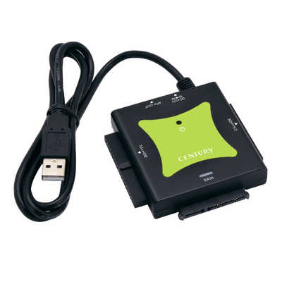 センチュリー IDE+SATA USB3.2 Gen1 変換アダプター 裸族の頭 [3.5