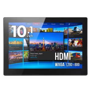 センチュリー PCモニター plus one Touch HDMI ブラック [10.1型 /WXGA(1280×800) /ワイド] LCD-10000HT3