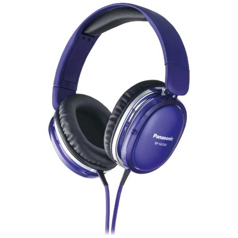 パナソニック　Panasonic パナソニック　Panasonic ステレオヘッドホン RP-HX350-V (パｰプル) RP-HX350-V (パｰプル)