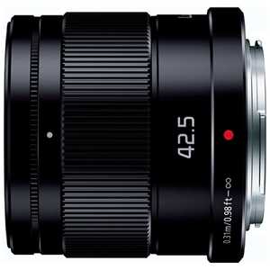 ѥʥ˥å Panasonic  LUMIX  ޥե / ñ  ֥å LUMIX G 42.5mm/F1.7 ASPH./POWER O.I.S. H-HS043-K