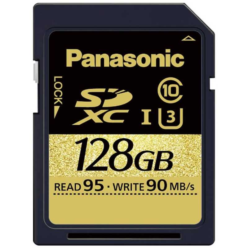パナソニック　Panasonic パナソニック　Panasonic SDXCメモリカード UHS-I対応 UHSスピードクラス3 [Class10対応/128GB] RP-SDUC128JK RP-SDUC128JK
