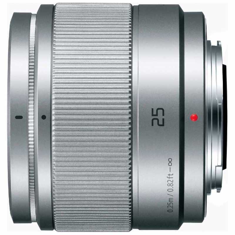 パナソニック　Panasonic パナソニック　Panasonic カメラレンズ ［マイクロフォーサーズ /単焦点レンズ］ シルバー LUMIX G 25mm/F1.7 ASPH. H-H025-S LUMIX G 25mm/F1.7 ASPH. H-H025-S