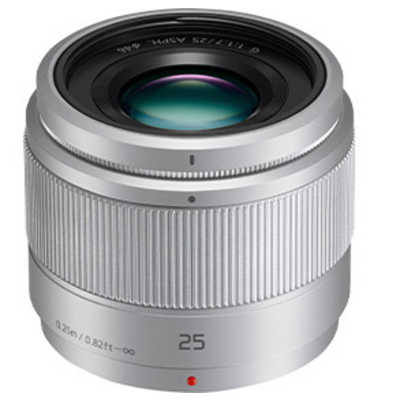Panasonic LUMIX H-H025 25mm単焦点レンズ プロテクタ付