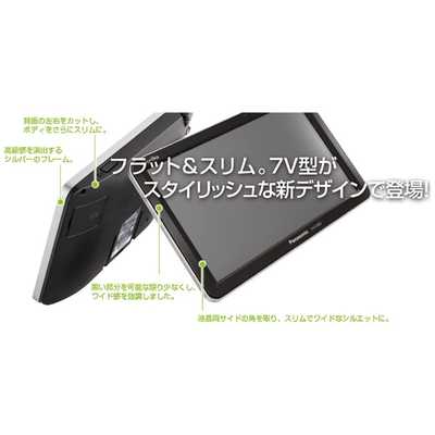 パナソニック CN-G1000VD ポータブルナビ. 地図データ2016年製