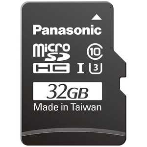 パナソニック　Panasonic microSDHCメモリｰカｰド UHS-I/UHSスピｰドクラス3対応(SDHC変換アダプタ付き) ｢Class10対応/32GB｣ RP-SMGB32GJK