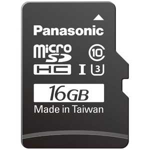 パナソニック　Panasonic microSDHCメモリｰカｰド UHS-I/UHSスピｰドクラス3対応(SDHC変換アダプタ付き) ｢Class10対応/16GB｣ RP-SMGB16GJK