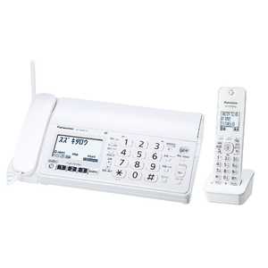 パナソニック　Panasonic FAX電話機 おたっくす ホワイト [子機1台 /普通紙] KX-PZ200DL-W