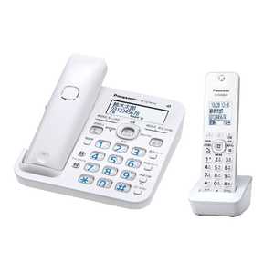 パナソニック　Panasonic 電話機 [子機1台/コードレス] RU・RU・RU（ル・ル・ル） ホワイト VE-GZ50DL-W