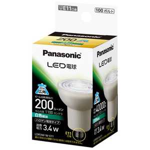 ѥʥ˥å Panasonic LEDŵ ϥŵ  ۥ磻 [E11//ϥŵ] LDR3W-W-E11