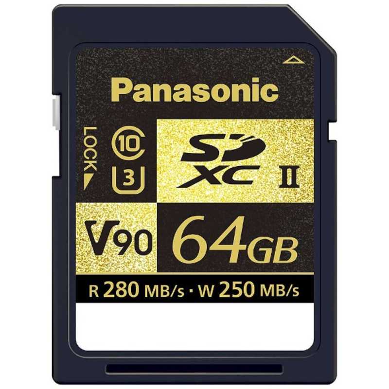 パナソニック　Panasonic パナソニック　Panasonic 64GB･UHS Speed Class3(Class10)対応SDXCカード 【4K対応】 RP-SDZA64GJK RP-SDZA64GJK