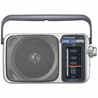 パナソニック Panasonic ホームラジオ シルバー [AM] R-2255 の