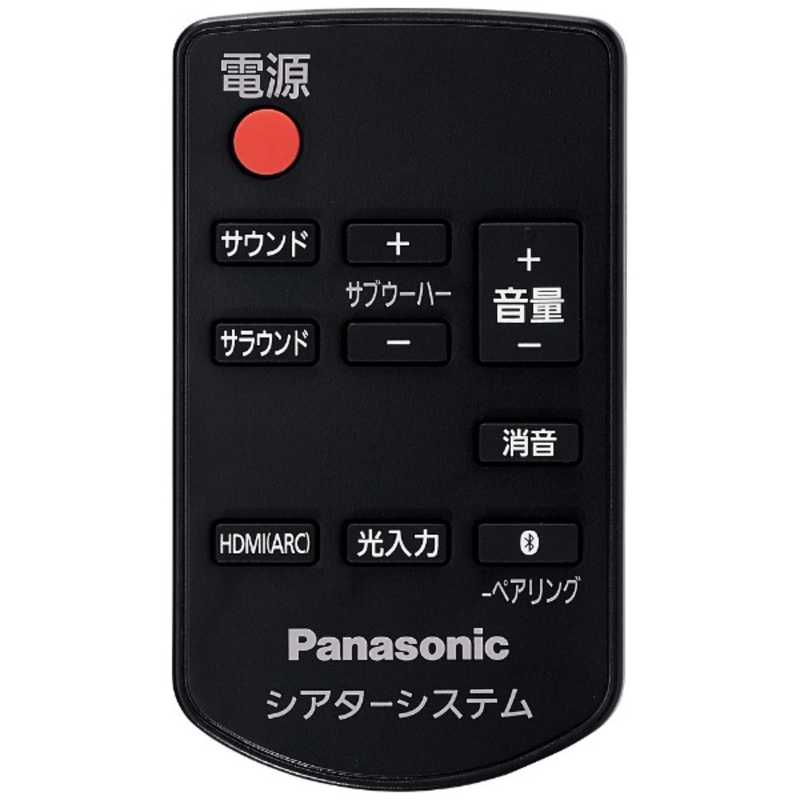 パナソニック　Panasonic パナソニック　Panasonic ホームシアター （サウンドバー）　ブラック SC-HTB488 SC-HTB488
