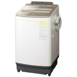 パナソニック　Panasonic 縦型洗濯乾燥機 洗濯10.0kg 乾燥5.0kg ヒーター乾燥(水冷・除湿タイプ)  NA-FW100S5-T ブラウン