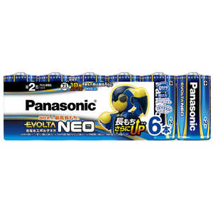 パナソニック Panasonic 単2電池 EVOLTANEO(エボルタネオ) 6本 アルカリ LR14NJ/6SW