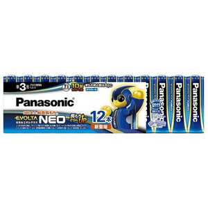 パナソニック Panasonic 単3形12本 アルカリ乾電池 エボルタネオ LR6NJ/12SW