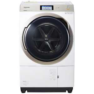 パナソニック　Panasonic ドラム式洗濯乾燥機 VXシリーズ 洗濯11.0kg 乾燥6.0kg ヒートポンプ乾燥 (左開き)  NA-VX9800L-W クリスタルホワイト