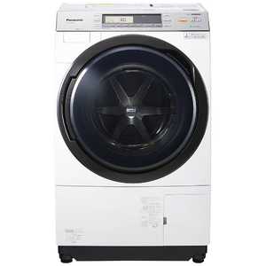 パナソニック　Panasonic ドラム式洗濯乾燥機 VXシリーズ 洗濯10.0kg 乾燥6.0kg ヒートポンプ乾燥 (左開き)  NA-VX7800L-W クリスタルホワイト