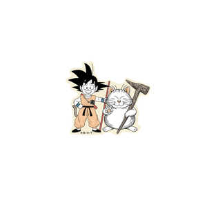 スモールプラネット キャラクターステッカー ドラゴンボール 悟空とカリン TE1084 スモールプラネット キャラクターステッカー ドラゴンボール 悟空とカリン TE1084
