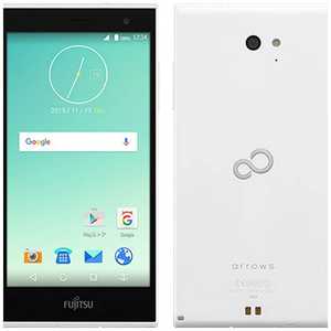 富士通　FUJITSU arrows M02 ホワイト「FARM06007」 Android 5.1・5型・メモリ/ストレージ：2GB/16GB nanoSIMｘ1 SIMフリースマートフォン White FARM06007