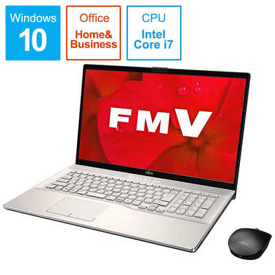 富士通 FUJITSU ノートパソコン シャンパンゴールド FMVN90D2G の通販 