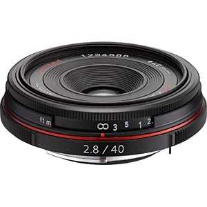 ペンタックス カメラレンズ APS-C用 ［K /単焦点レンズ］ ブラック HD PENTAX-DA 40mmF2.8 Limited