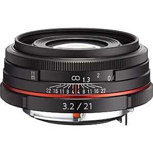 ペンタックス カメラレンズ APS-C用 ［K /単焦点レンズ］ ブラック HD PENTAX-DA 21mmF3.2AL Limited
