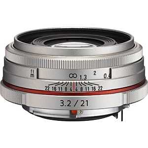 ペンタックス カメラレンズ APS-C用 ［K /単焦点レンズ］ シルバー HD PENTAX-DA 21mmF3.2AL Limited