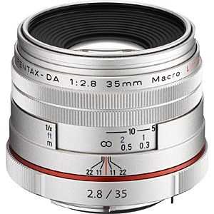 ペンタックス カメラレンズ  HD DA35mm F2.8 Macro Limited シルバー
