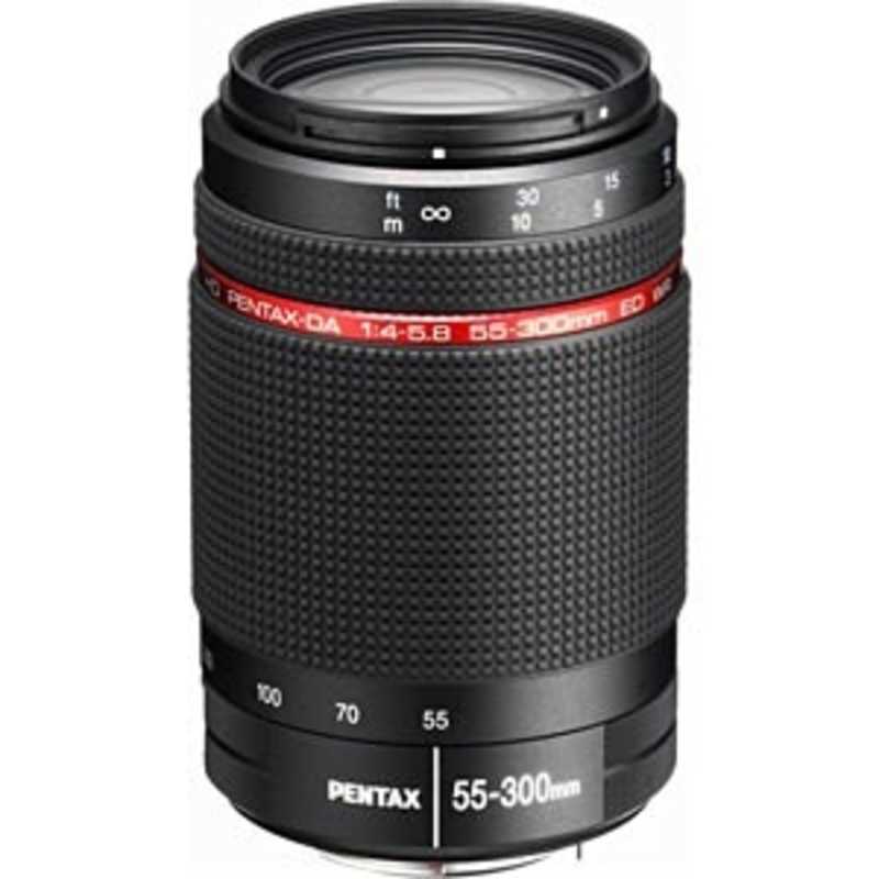 ペンタックス ペンタックス カメラレンズ APS-C用 ［K /ズームレンズ］ ブラック HD PENTAX-DA 55-300mmF4-5.8ED WR HD PENTAX-DA 55-300mmF4-5.8ED WR