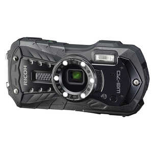 リコー　RICOH コンパクトデジタルカメラ  防水+防塵+耐衝撃  WG-70 ブラック