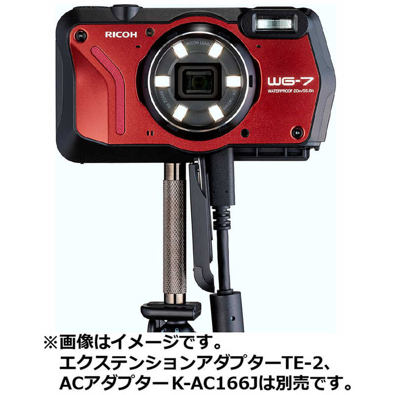 リコー　RICOH リコー　RICOH 【アウトレット】コンパクトデジタルカメラ WG-7 レッド WG-7 レッド